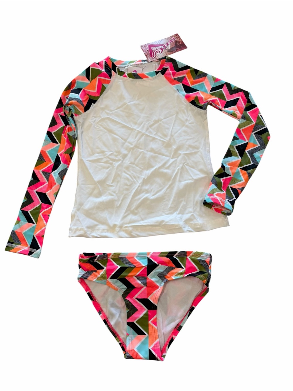 Kanu Surf NEW Girls Ruby Rashguard Two Piece Set Size 5T #260004